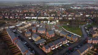 the former Whitwood tech site castleford. Drone footage of the area now 2021