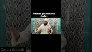 Duamıza gönülden amin diyelim...