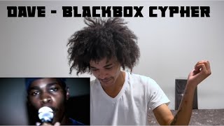 He’s Different…🥶 | Dave - Blackbox Cypher | AMERICAN REACTION 🇺🇸