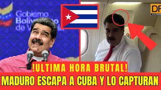 🚨 ¡ESCAPADA FALLIDA!🚨 Nicolás Maduro CAPTURADO cuando INTENTA HUIR a Cuba | ¿Qué pasó?