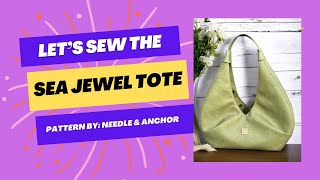 Sewing the Sea Jewel Tote by @NeedleAnchor