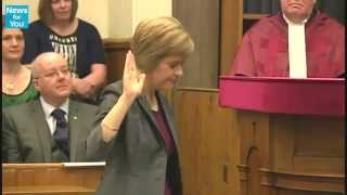 Nicola Sturgeon: "Scotland's first minister"