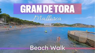 Peguera, Platja Gran de Tora, Mallorca. BEACH WALK