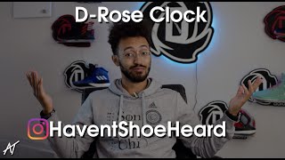 D-Rose Sneaker Display & Clock! Made by Haven'tShoeHeard!