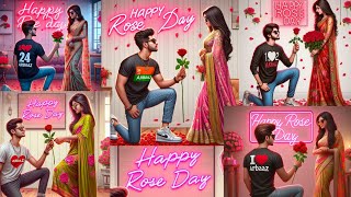 how To Create Happy Rose Day Ai 3D Image Creator || Bing Image Creator Ai 3D Image kaise Banaye 2024