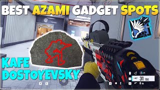 Best Kafe Dostoyevsky Azami Gadget Spots - Rainbow Six Siege Guide