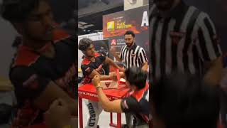 Pro panja league 80kg bout sheru classic delhi #armwresting #motivation #viralvideo #shortsviral