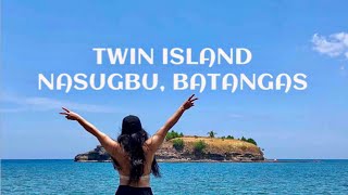 Twin Island - Crystal Clear Beach With Beautiful Rock Formation in Nasugbu Batangas 2021 | Arli Sabs