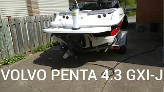 Volvo Penta 4.3 boat oil change