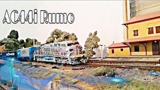 FERROMODELISMO AC44i Rumo Fase I na escala HO