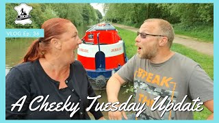 Cheeky Tuesday #36 : Join us for another cheeky Tuesday chat onboard Narrowboat Lady Brian