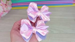 DIY /🎀 ПРЕКРАСНЫЕ бантики для прекрасных девочек/ 🎀 Бантики из лент. Arcos encantadores