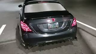 2015 S550 4matic Eurocharged stage 2 tune burble resonator muffler deleted straight piped