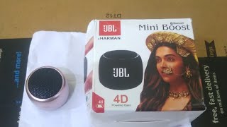 JBL mini boost 5.0 Bluetooth speaker high Bass and sound under 500