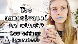 Easy Witchcraft Practices for New Moons, Full Moons & Sabbats | Depression & Witchcraft [CC]