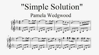 "Simple Solution" - Pamela Wedgwood (piano sheet music)