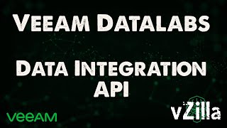 Veeam Data Integration API- Walk & Talk