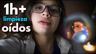 1h+  LIMPIEZA DE OIDOS  para DORMIR :p👂🏻🧼-Vivalen ASMR