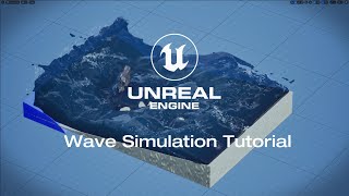 How to create a Wave Simulation with #UE5 #Niagara Fluids Tutorial #TechTips 0004