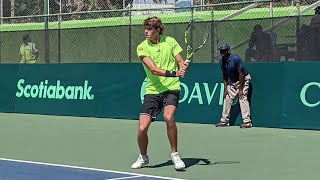 SPORTS: Blaise Bicknell Wins 1st Rubber For Jamaica Against Barbados | Tennis