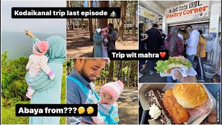 Trip wit 7 month baby 🤱🏻Kodaikanal trip last episode 🏔️ princess Creation