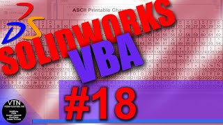 SOLIDWORKS VBA 18 ( Format Function ) Tutorial