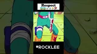 Respect  #shorts #naruto #sasuke #amv #anime #rocklee #gaara