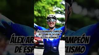 #alexaramburu campeón de España de ciclismo en ruta #youtubeshorts #rodamojuntos @Movistar_Team