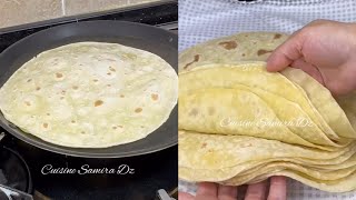 من اليوم رح تودعي خبز التورتيلا تع المحلات 😱 توجديها في دارك في 5 دقائق باسهل و اسرع طريقة😍🌮