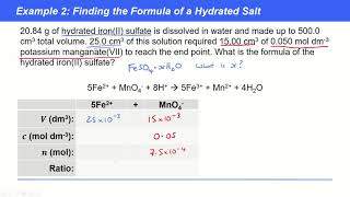 KAC 31.3 - Single Step Redox Titration Calculations