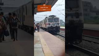 Guess the Train Name #lhbtrain #indianrailways #wap7 #bapatla #railwaystation #railfanning #train  .