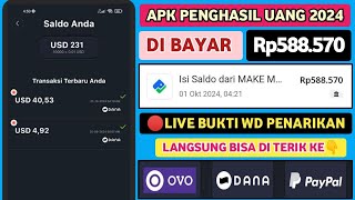 BARU MAIN LANGSUNG NARIK || GAME PENGHASIL SALDO DANA TERCEPAT TERBUKTI MEMBAYAR