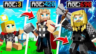 ثور تو ماینکرافت ! تست لباس های ثور تو ماینکرافت ! thor in minecraft