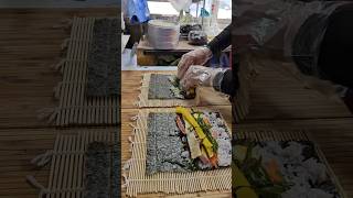 요즘 물가에 김밥이 1000원?! Korean Food Gimbap - 1$ Gimbap - Korean Street Food