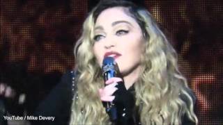 Madonna screams FK ME at fans during Australian show