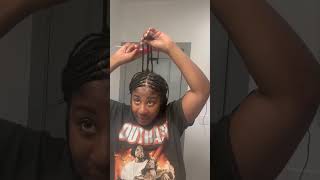 Braiding my hair | Happy Juneteenth