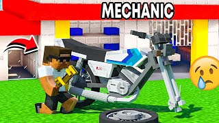 I Become a Poor Bike Mechanic in Minecraft ..🔥🔥