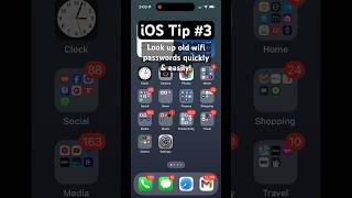 iOS Tip #3 | Saved Wifi Passwords on iPhone | Find Old Wifi Password (Quickly & Easily)