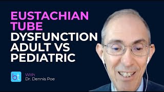 How are eustachian tube dysfunction causes and treatments different in children compared to adults?