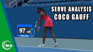 Coco Gauff Serve Breakdown I TENNIS SERVE LESSON