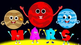 Planets Song, Learning Videos for Children by Mr Alphabet