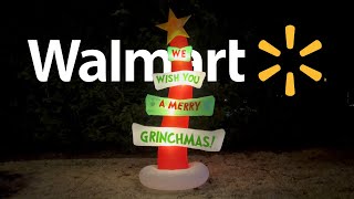 Gemmy 7FT GRINCH SIGNS Airblown Inflatable Review! (Walmart 2023 Online-Exclusive)