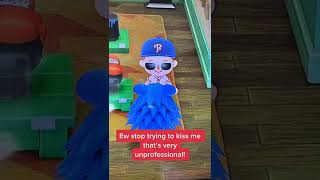 Mabel is trying to Kiss me on Animal Crossing: New Horizons