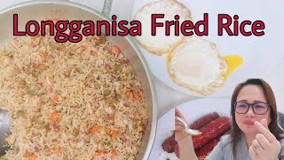 Very Simple Longganisa Fried Rice | Lutong Bahay | The Aivee Kingdom