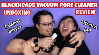 Blackheads Vacuum Pore Cleaner | Effective nga ba? | Unboxing and Review | Salamat Shopee