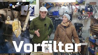 Es soll ein zusätzlicher Kraftstoff - Vorfilter eingebaut 🛠️ werden    1. Versuch 👎.   IFA Multicar