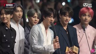 MAMA 2018 BTS win The Biggest Boyband