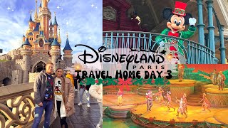 DISNEYLAND PARIS DAY 3 & DISNEYLAND PARIS HAUL | The Lion King Show, Rides & Travel Home Day