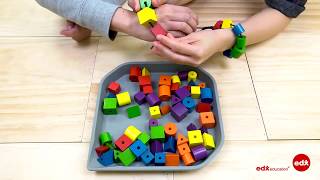 FunPlay Attribute Beads - Edx Education, Fine Motor Skills, Patterning, Hands-on Learning