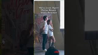 #KATHRYNBERNARDO & #ALDENRICHARDS SA #HELLOLOVEAGAIN POSTER REVEAL #shorts #kathden #firstmalltour